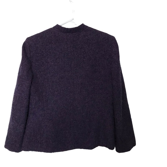 Kasper Women’s Wool Blend Zip Up Jacket - Picture 2 of 5